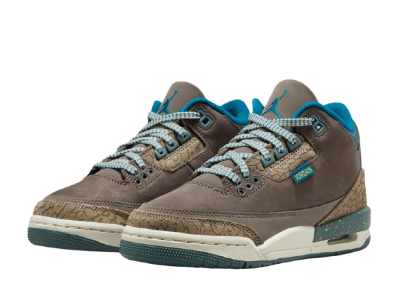 Air Jordan 3 Retro Olive Grey (Grade School) - photo 2
