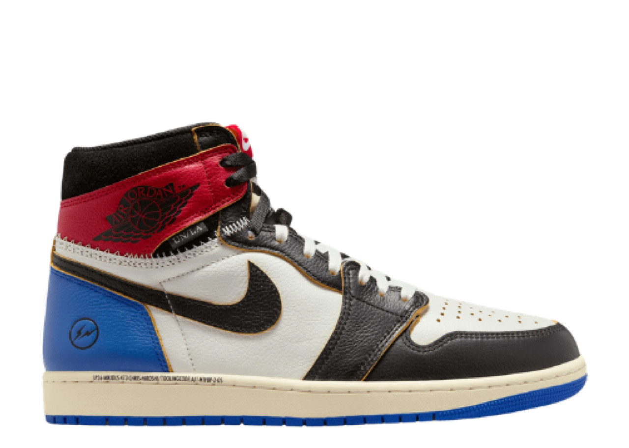 Air Jordan 1 Retro High OG SP Fragment x Union LA Varsity Red Sport Royal