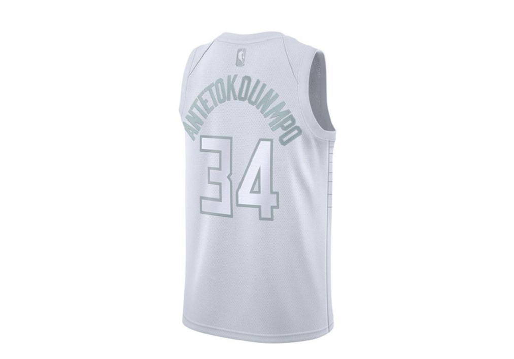 NBA MVP Giannis Antetokounmpo Jersey White - photo 2