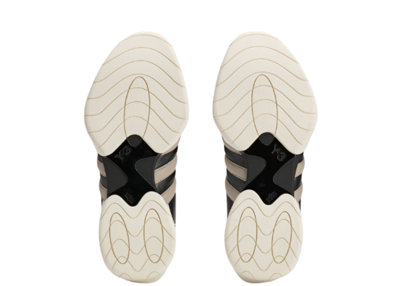 Adidas Y-3 Regu Mary Jane Black Off White Light Brown - photo 4