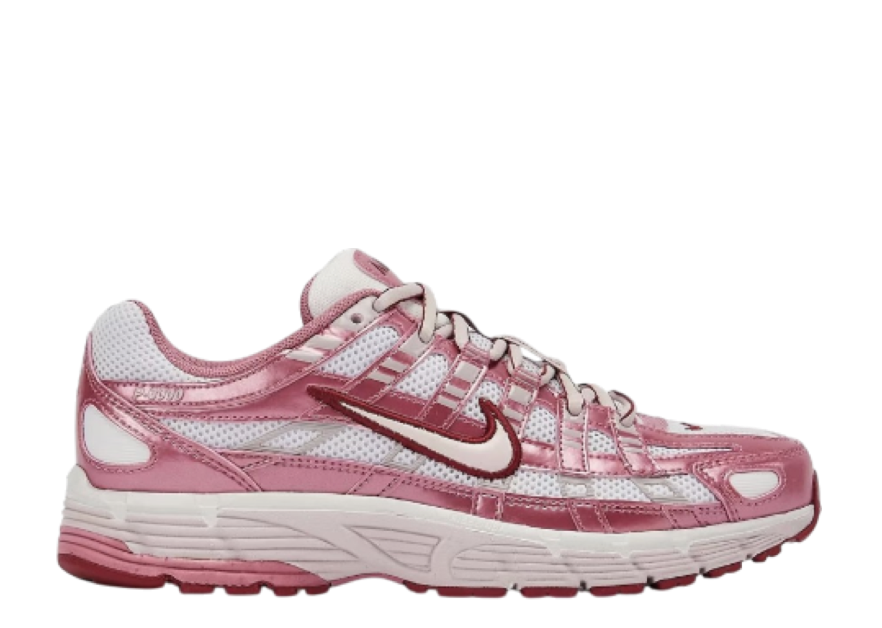Nike P-6000 White Silt Red Peony (Women's)