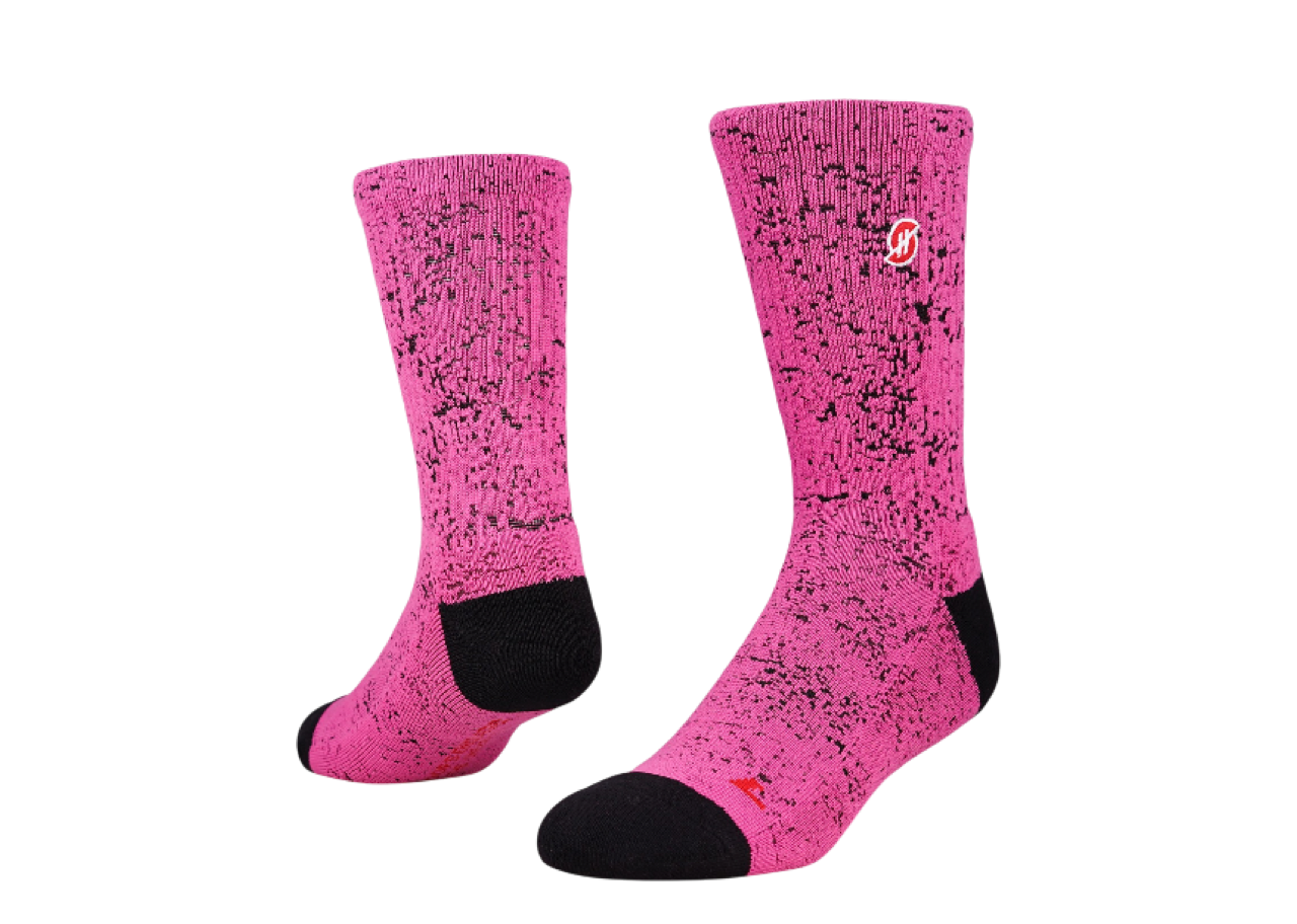 Stayhoops Socks Dust Circuit Magenta Mix