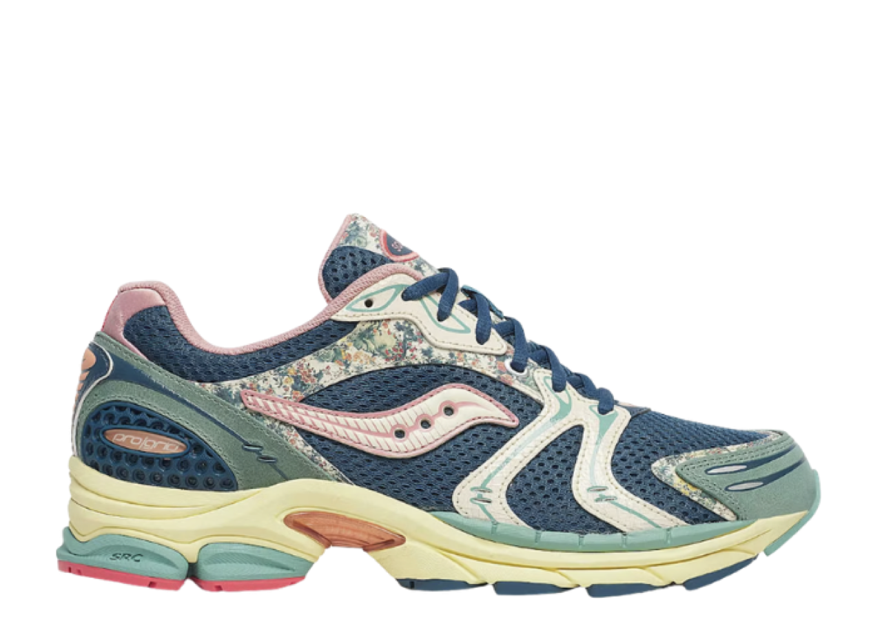 Saucony ProGrid Triumph 4 Floral Blue Beige