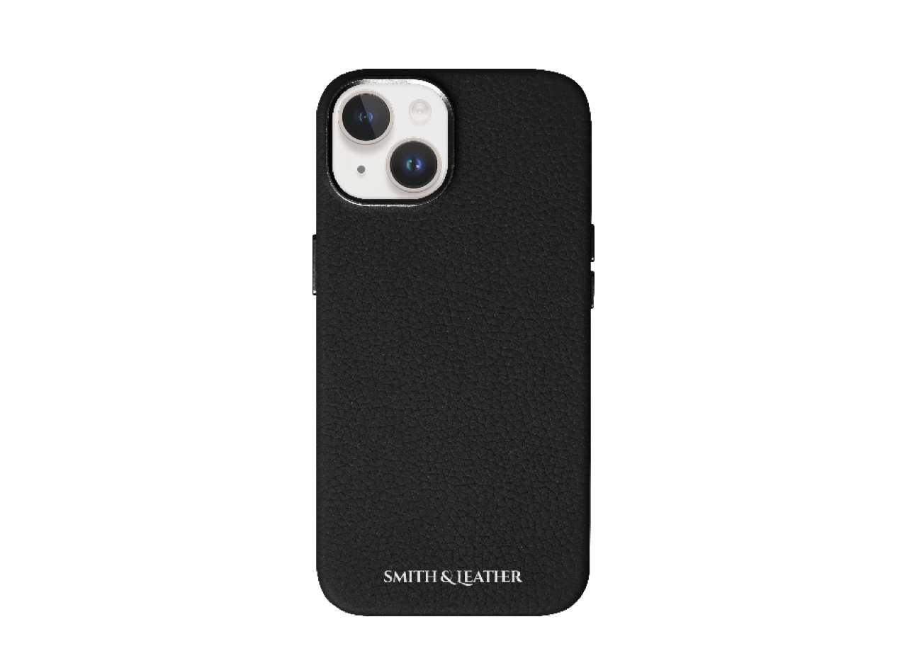Smith&Leather iPhone 15 MagSafe Leather Case Black