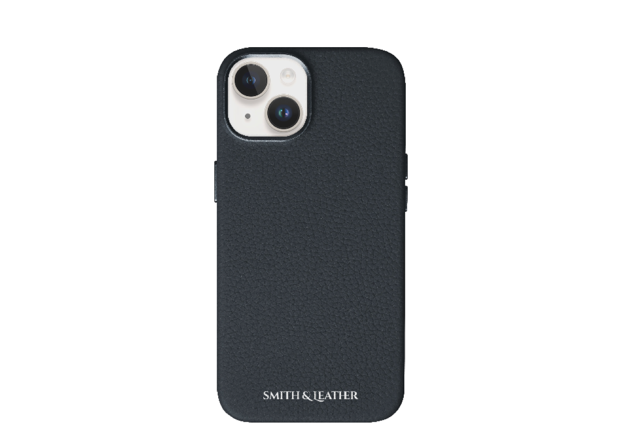 Smith&Leather iPhone 15 MagSafe Leather Case Navy