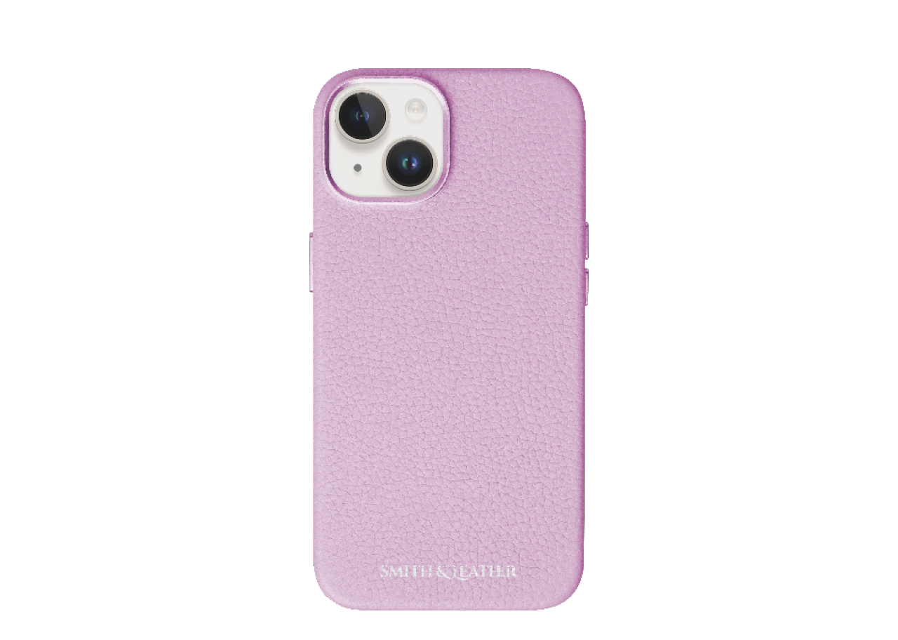 Smith&Leather iPhone 15 MagSafe Leather Case Purple