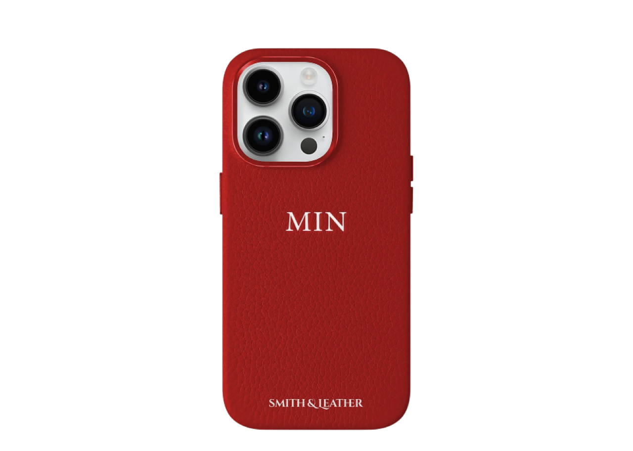 Smith&Leather iPhone 15 Pro MagSafe Leather Case Red - photo 2
