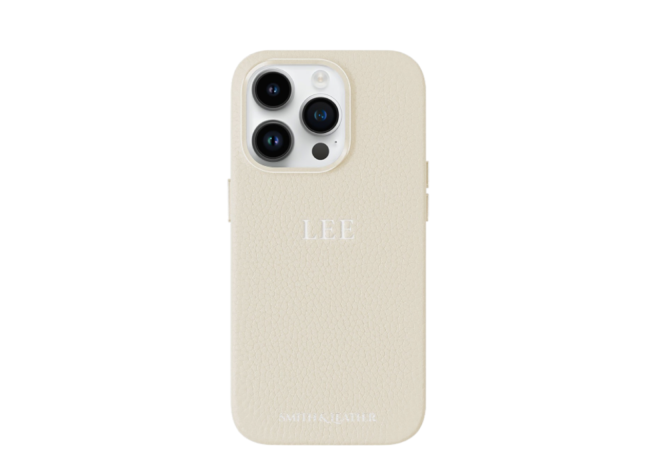 Smith&Leather iPhone 15 Pro Max MagSafe Leather Case Ivory - photo 2