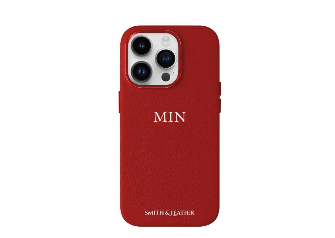 Smith&Leather iPhone 15 Pro Max MagSafe Leather Case Red - photo 2