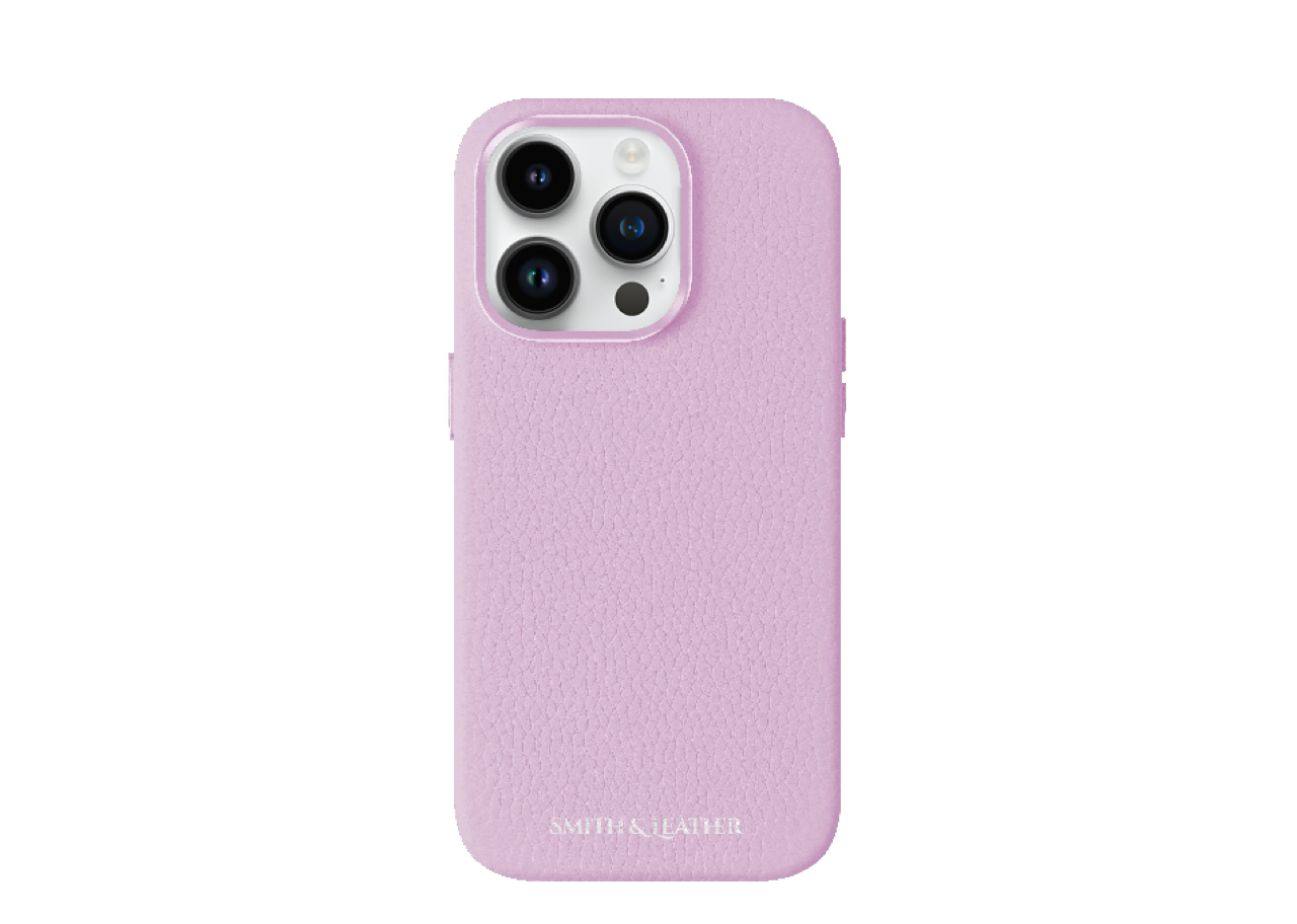 Smith&Leather iPhone 15 Pro Max MagSafe Leather Case Purple