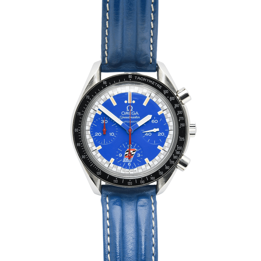 Omega Speedmaster Reduced Schumacher Blue Dial Ref: 3510.80.00