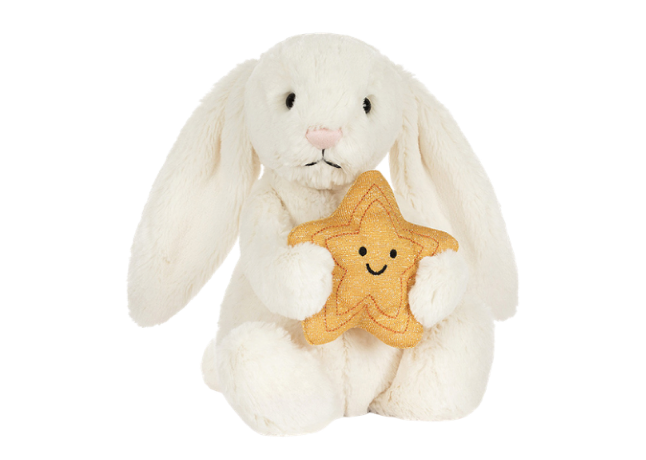 Jellycat Cream Bunny with Star