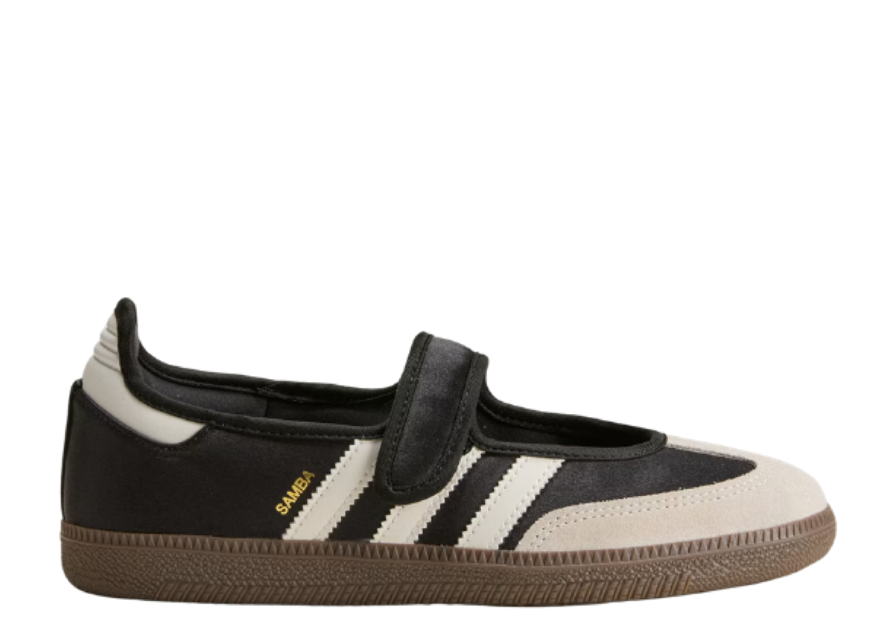 Adidas Samba Jane Core Black Off White Gold Metallic (Women's)