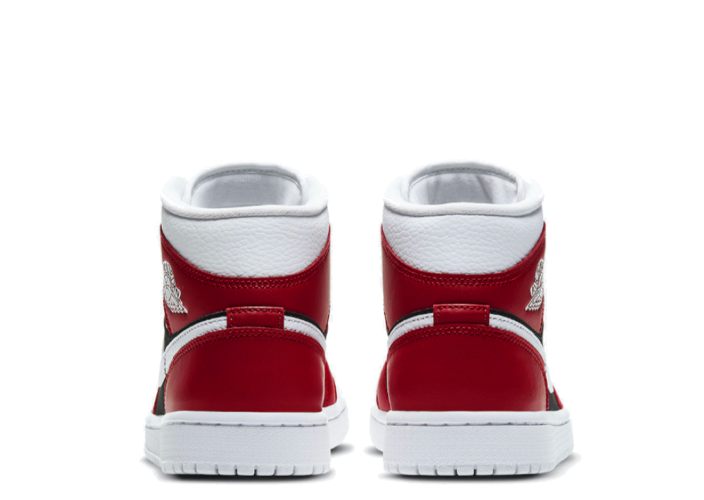 Air Jordan 1 Mid Gym Red Black (Women's) - photo 3