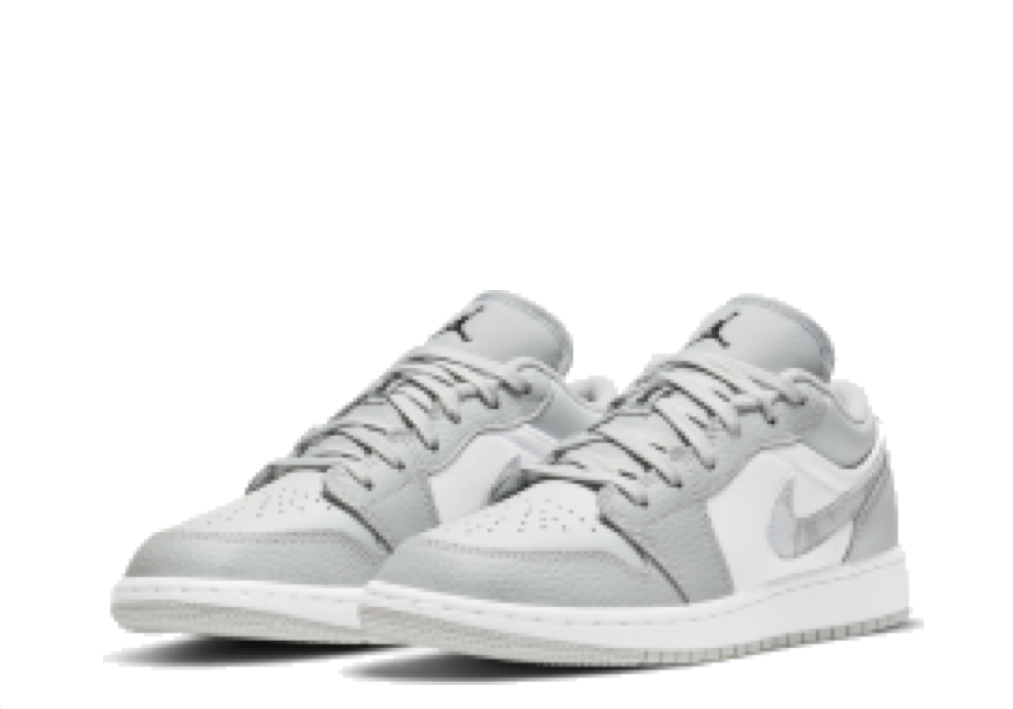 Air Jordan 1 Low SE White Camo (Grade School) - photo 2