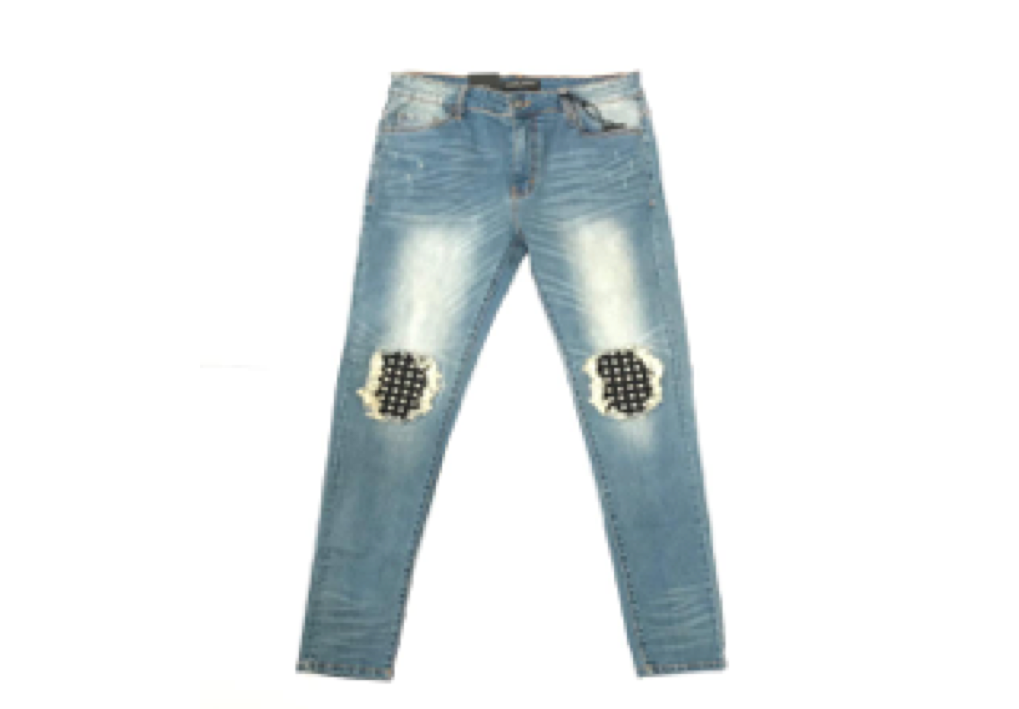 Hyperdenim Studded Jeans Blue