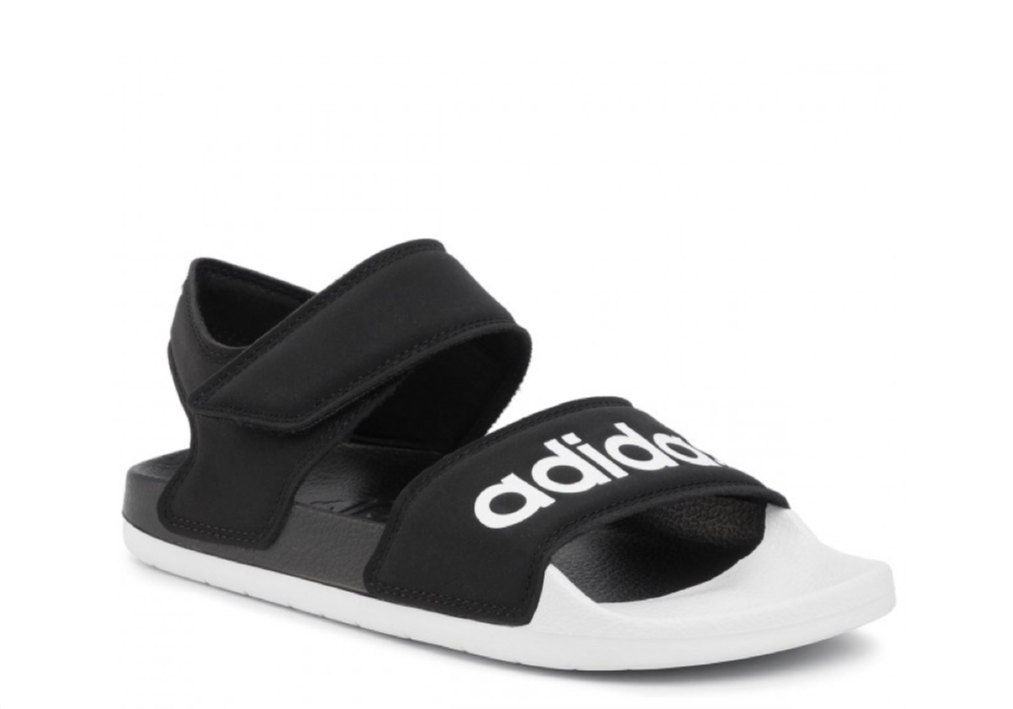Adidas Adilette Sandals Black White - photo 2