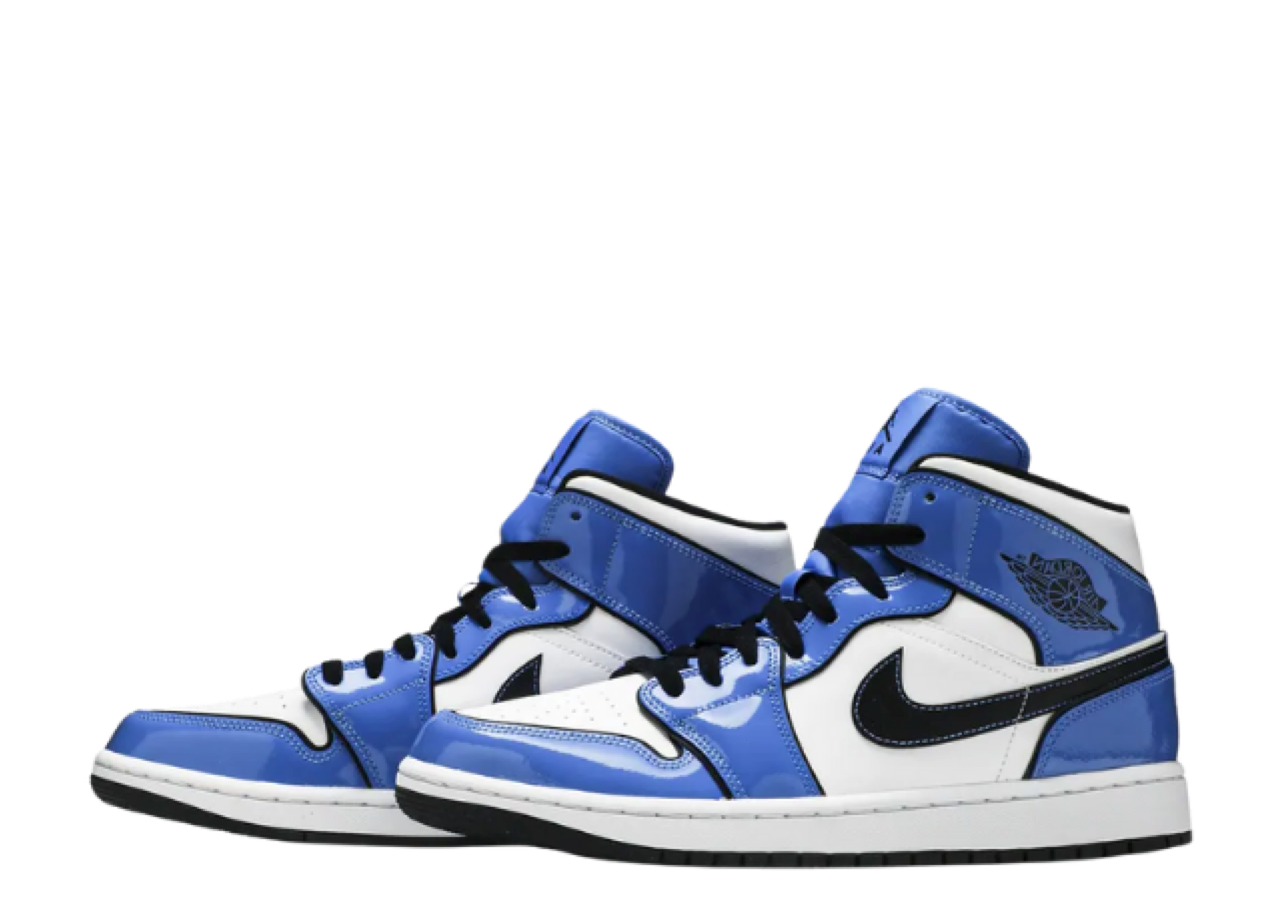 Air Jordan 1 Mid SE Signal Blue - photo 2
