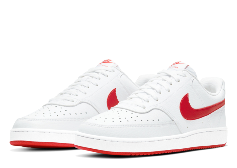 Nike Court Vision Low White University Red - photo 2
