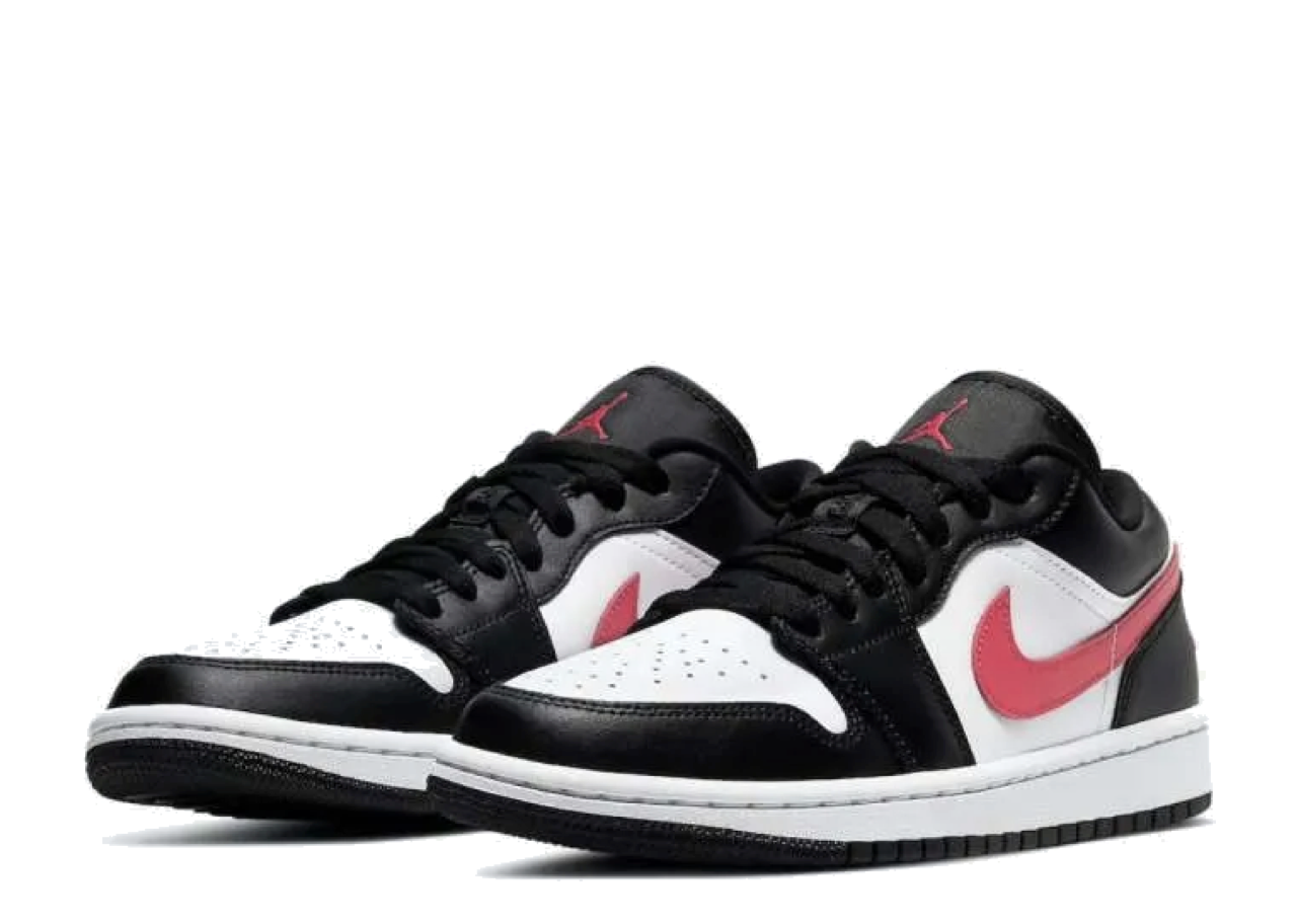 Air Jordan 1 Low Black Siren Red (Women's) - photo 2