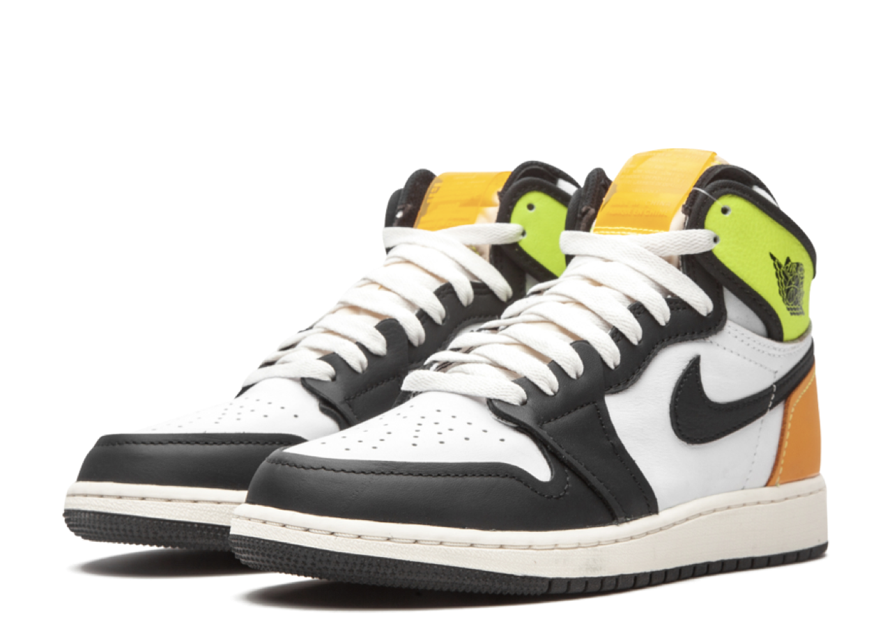 Air Jordan 1 Retro High OG Volt Gold (Grade School) - photo 2