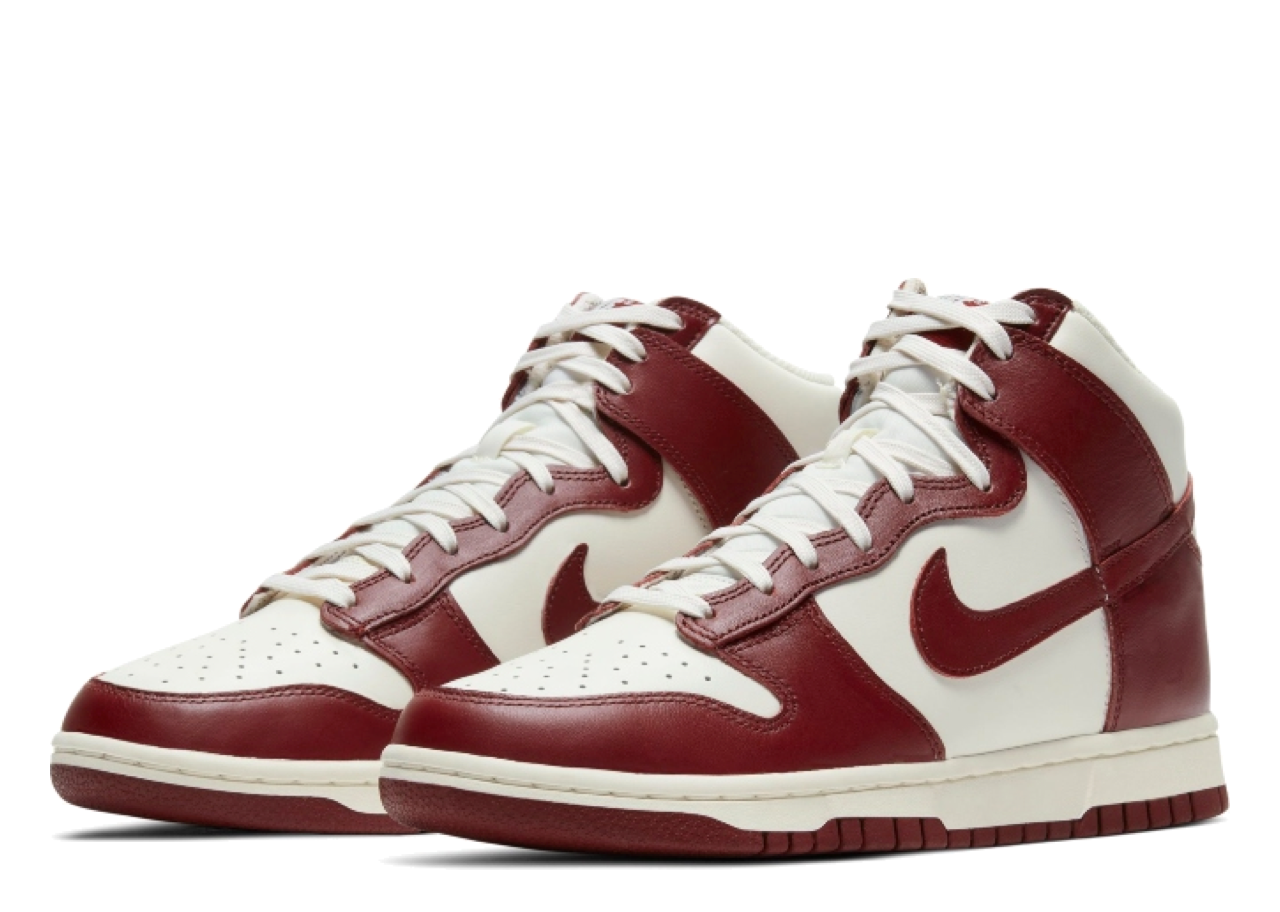 Nike Dunk High Sail Team Red (Women's) - photo 2