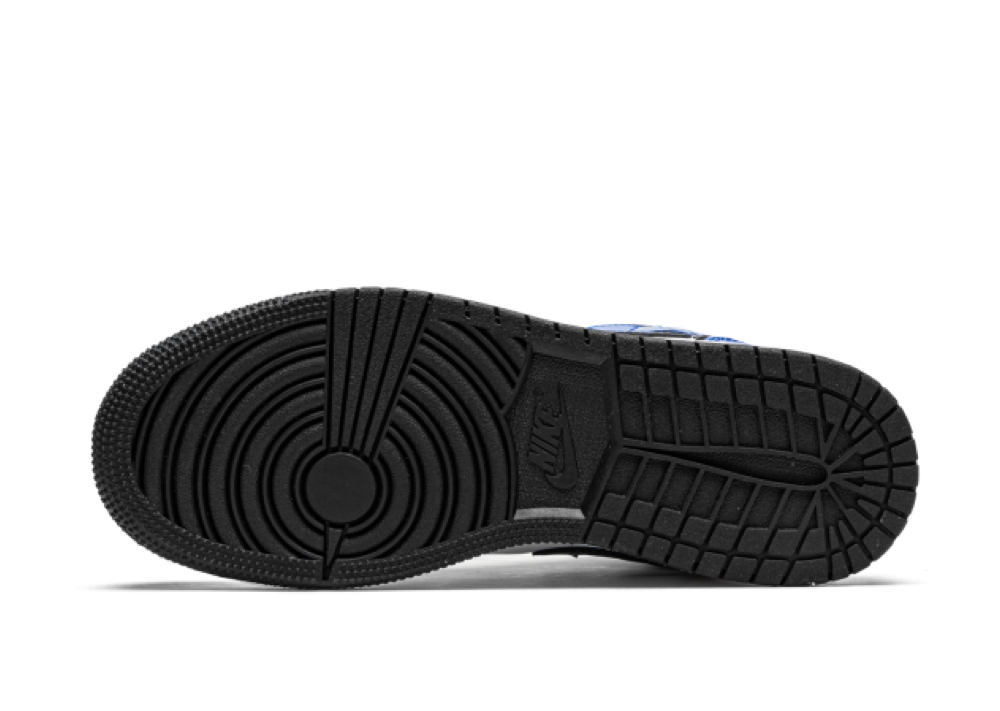 Air Jordan 1 Mid Signal Blue (Grade School) - photo 4