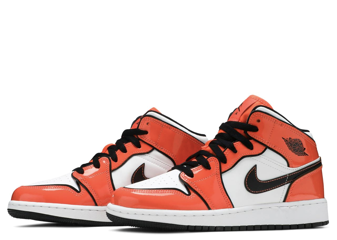 Air Jordan 1 Mid Turf Orange (Grade School) - photo 2