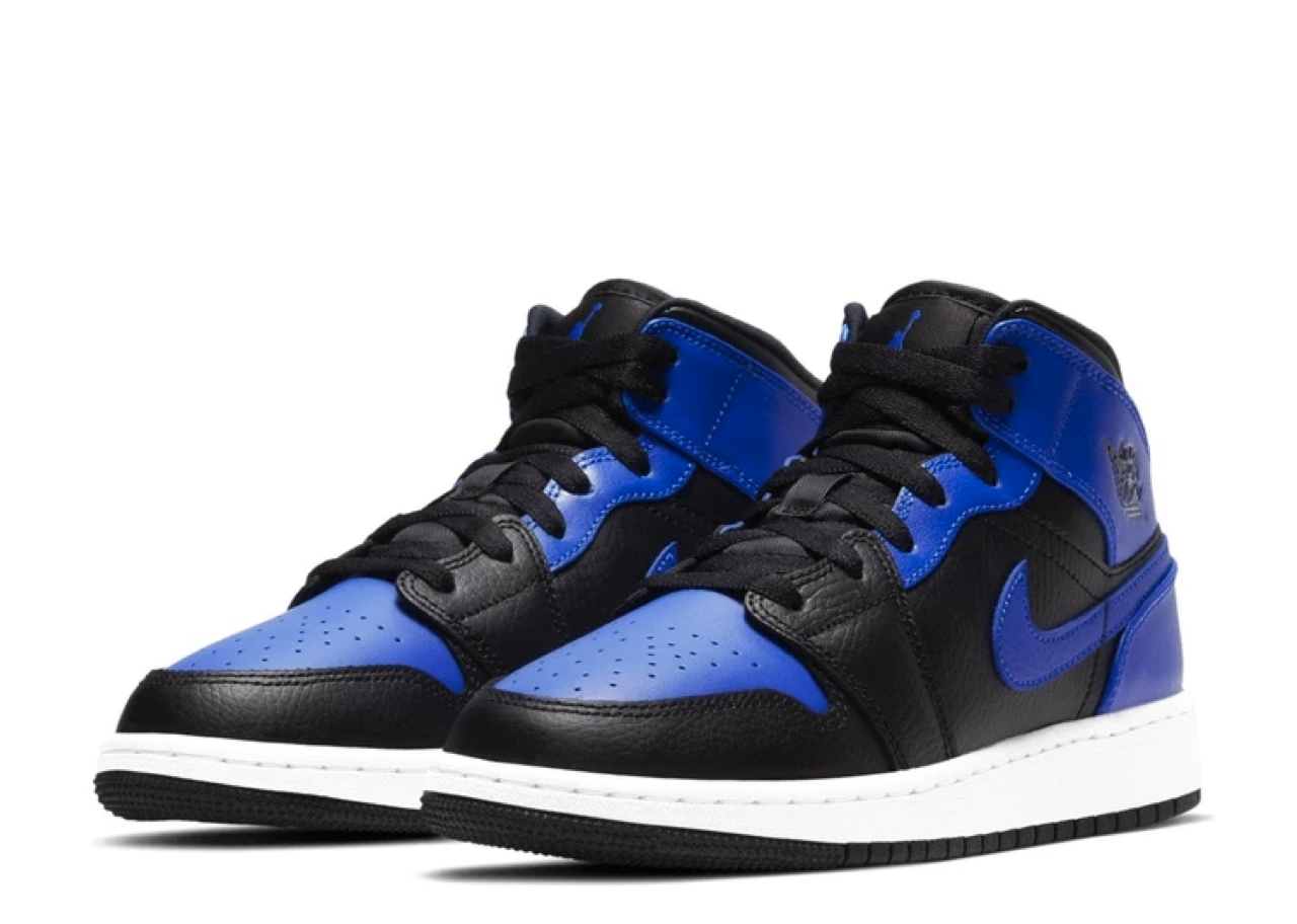 Air Jordan 1 Mid Hyper Royal (Grade School) - photo 2