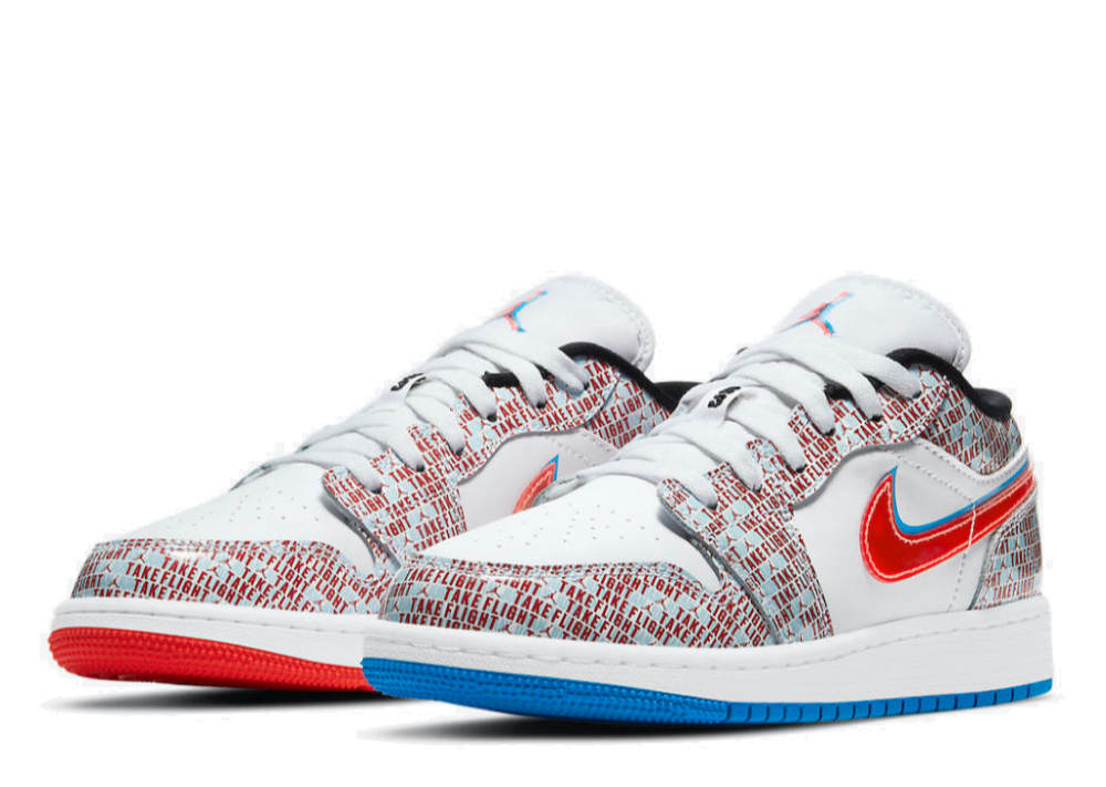 Air Jordan 1 Low SE Take Flight (Grade School) - photo 2