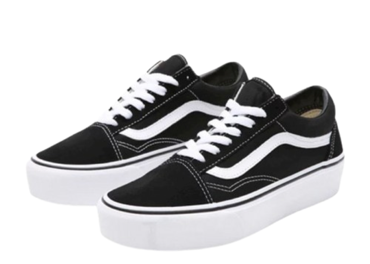 Vans Old Skool Platform Black White - photo 2