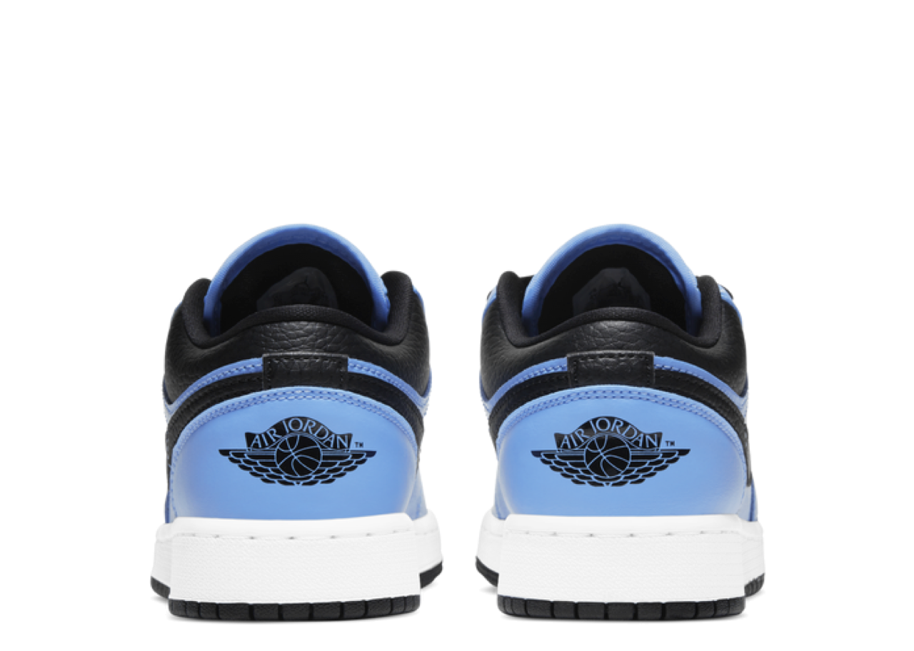 Air Jordan 1 Low University Blue Black (Grade School) - photo 3