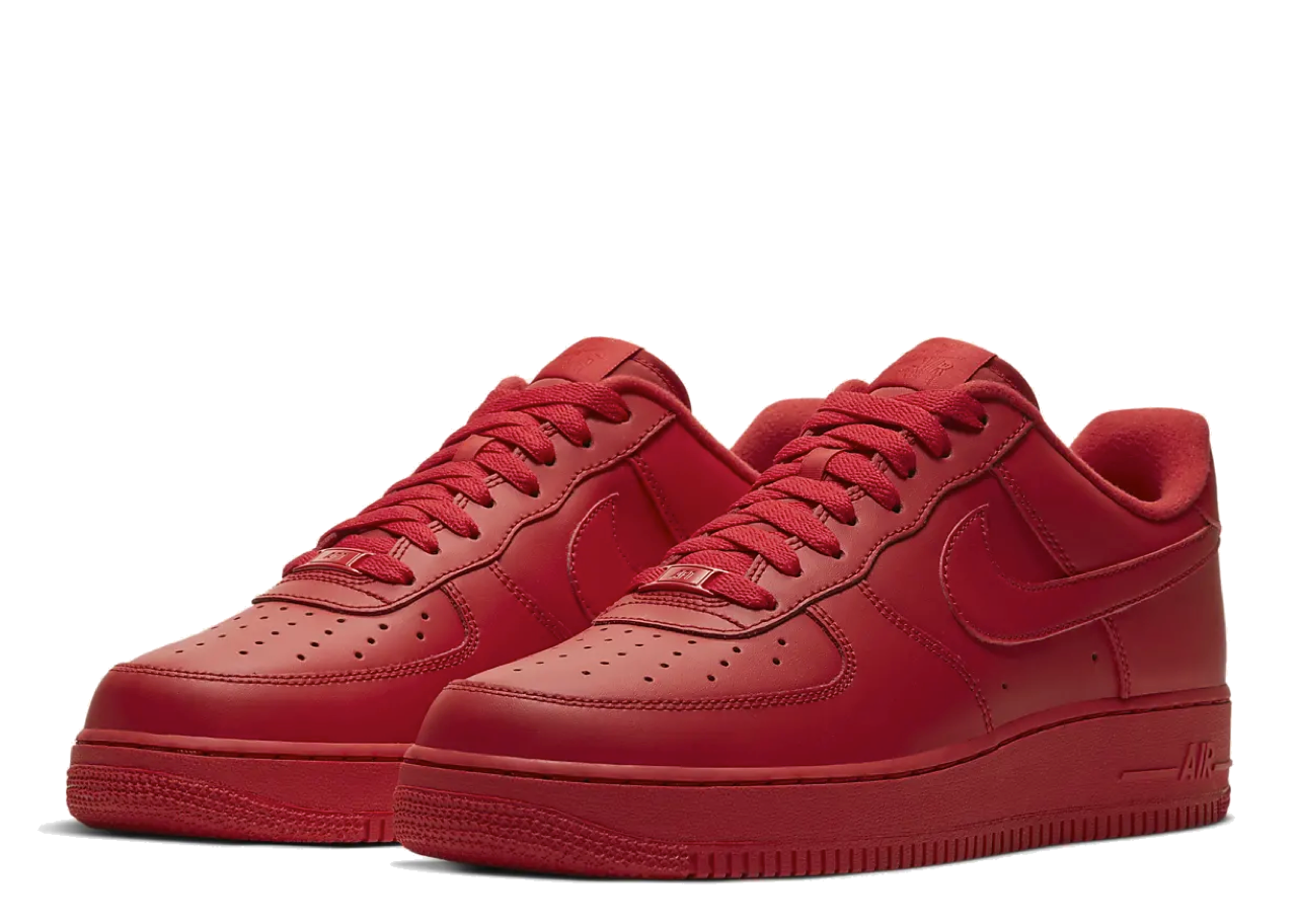 Nike Air Force 1 Low Triple Red - photo 2