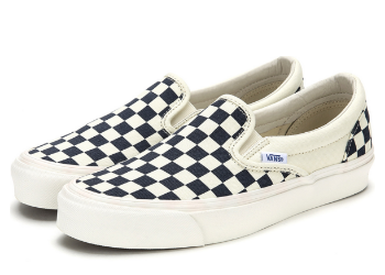 Vans OG Classic Slip-On Navy Checkerboard - photo 2