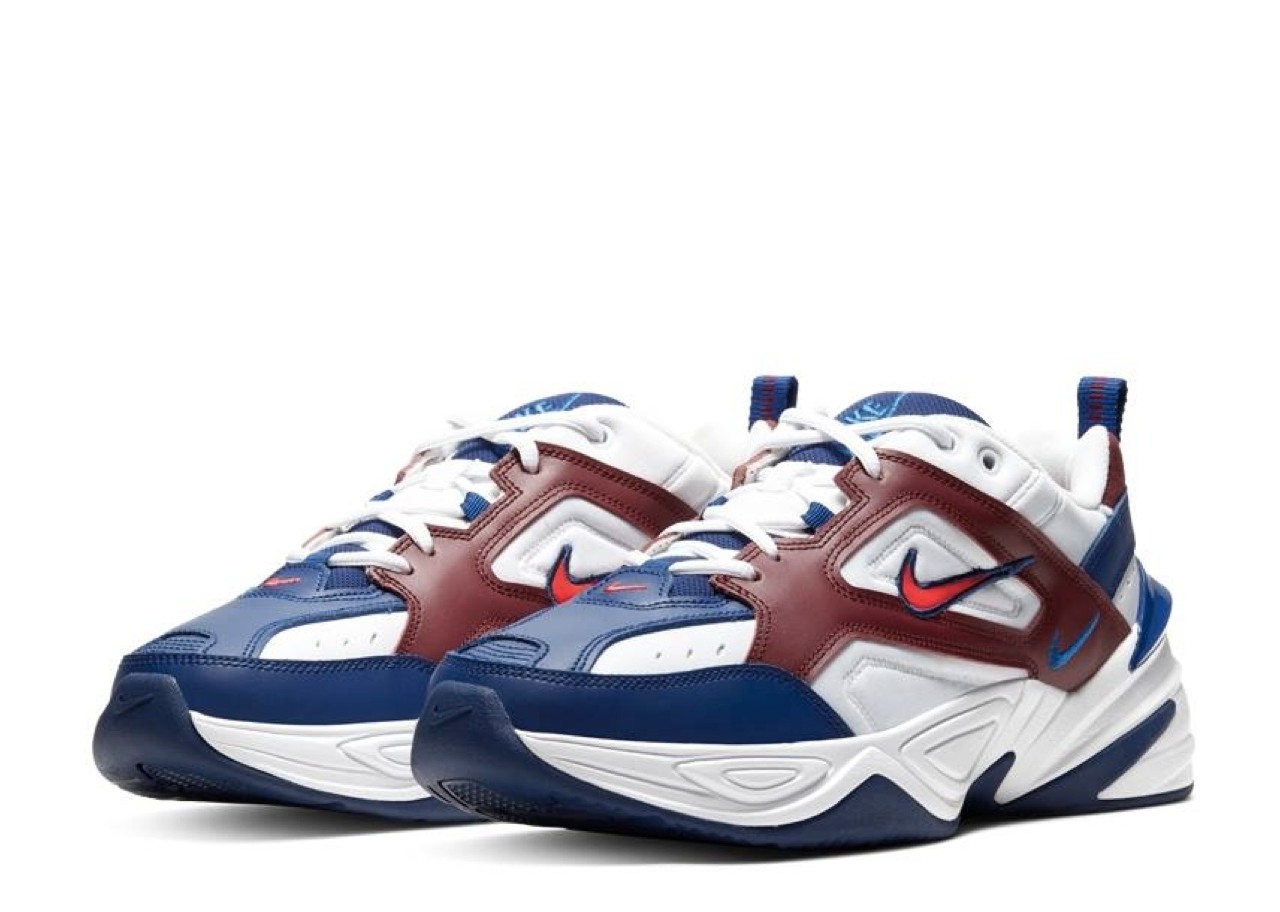 Nike M2K Tekno White Bright Crimson - photo 2