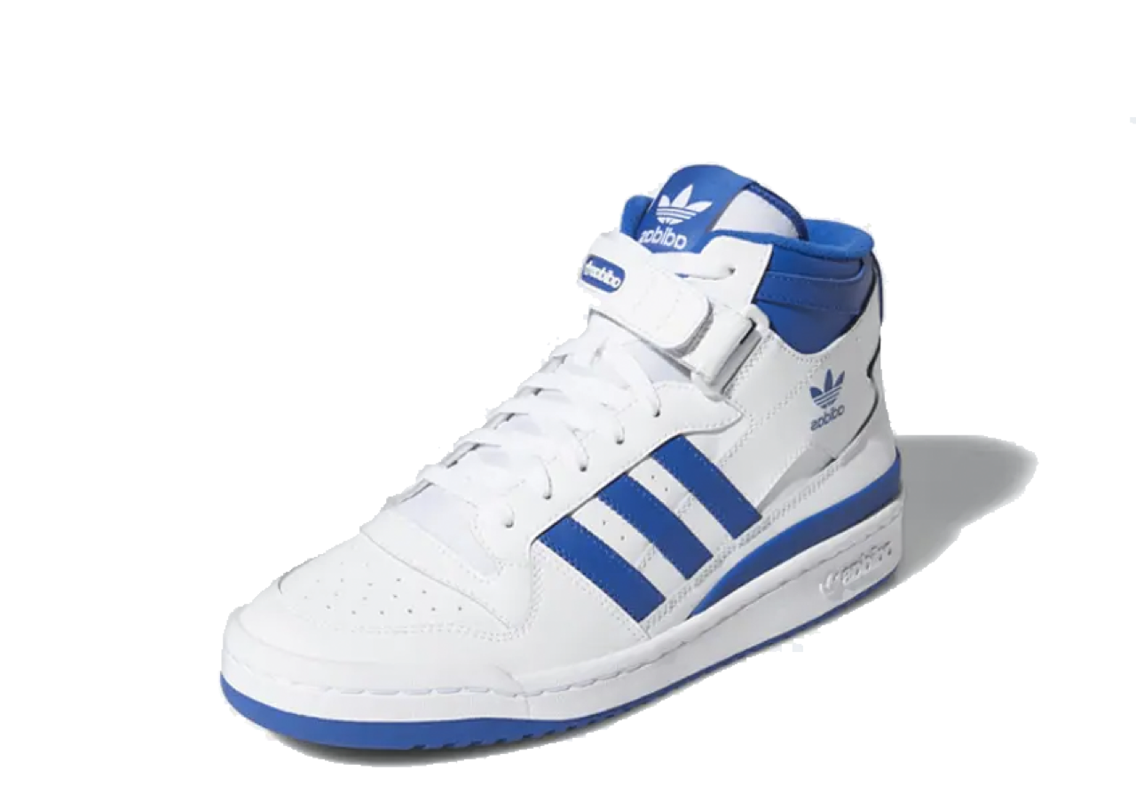 Adidas Forum Mid White Royal Blue - photo 2
