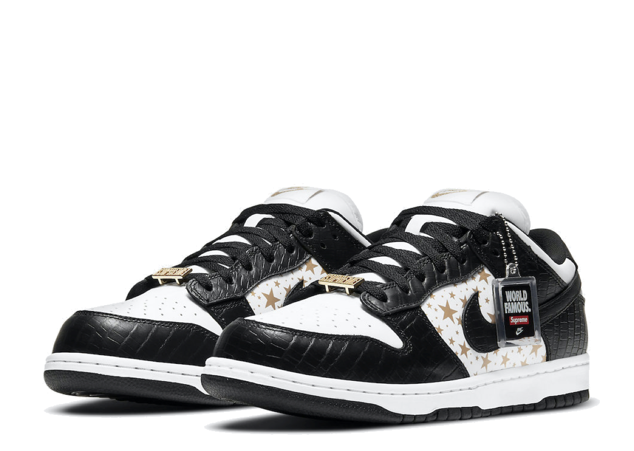 Nike SB Dunk Low Supreme Black - photo 2