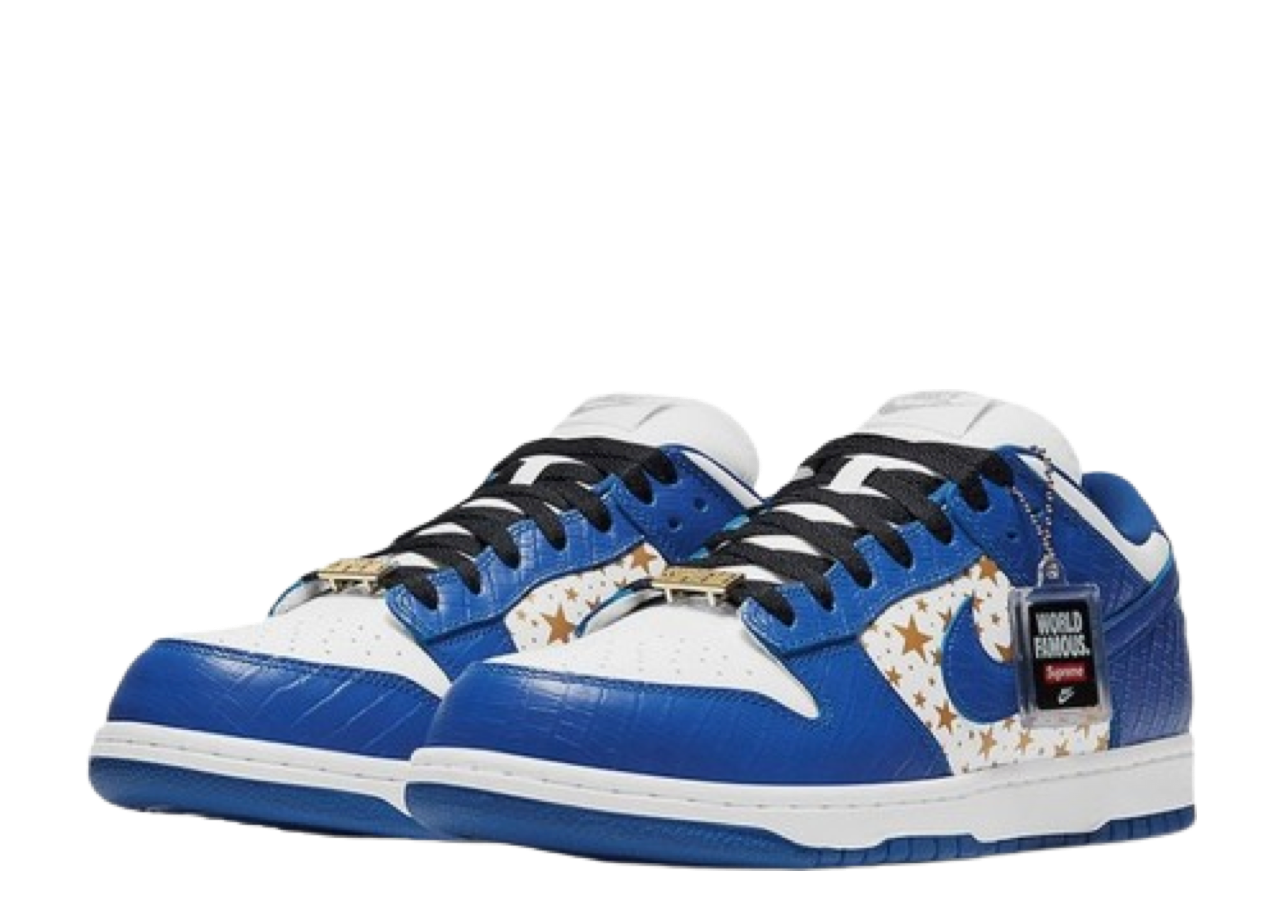 Nike SB Dunk Low Supreme Hyper Royal - photo 2