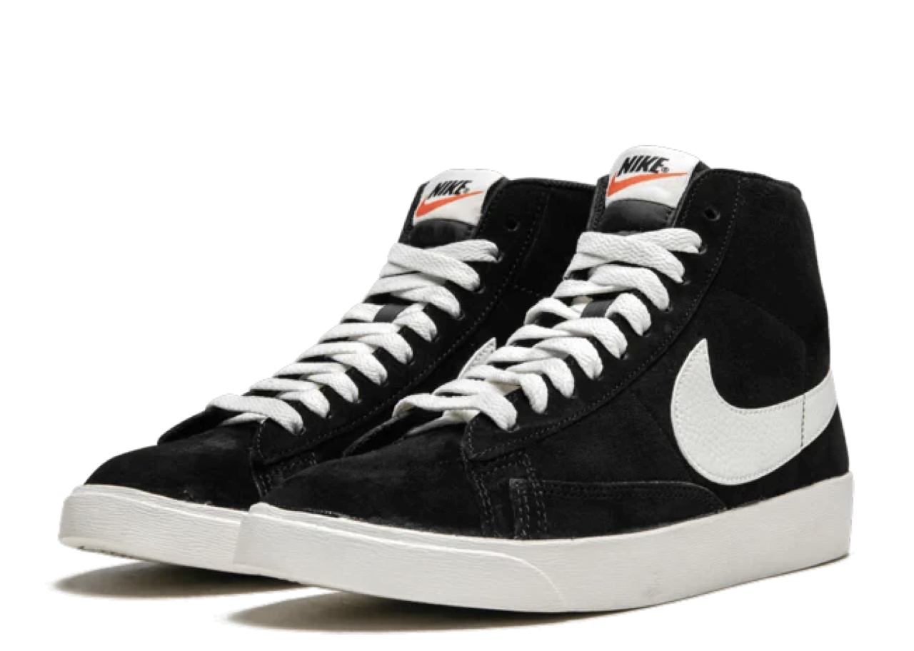 Nike Blazer Mid Vintage Suede Black (Women's) - photo 2