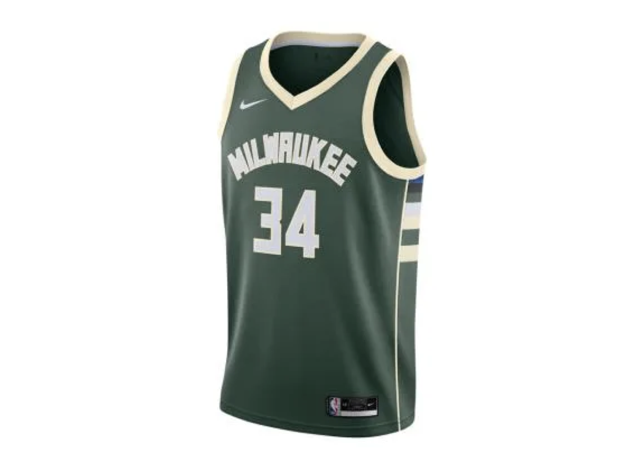 Nike Milwaukee Bucks Giannis Antetokounmpo Icon 20 Swingman Jersey - photo 2