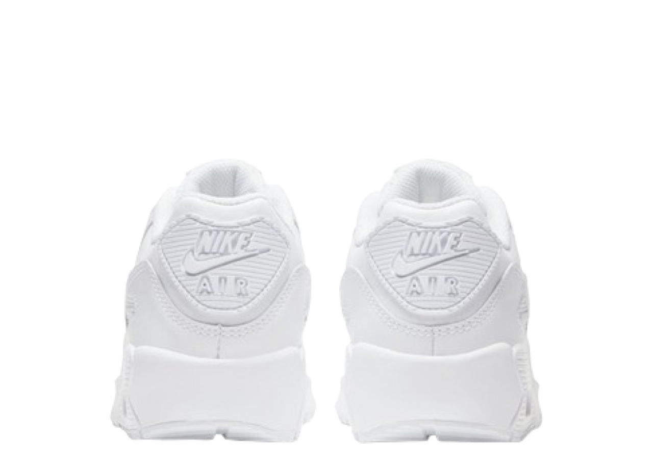 Nike Air Max 90 Recraft Triple White (Grade School) - photo 3