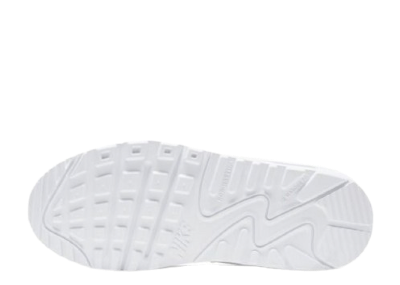 Nike Air Max 90 Recraft Triple White (Grade School) - photo 4