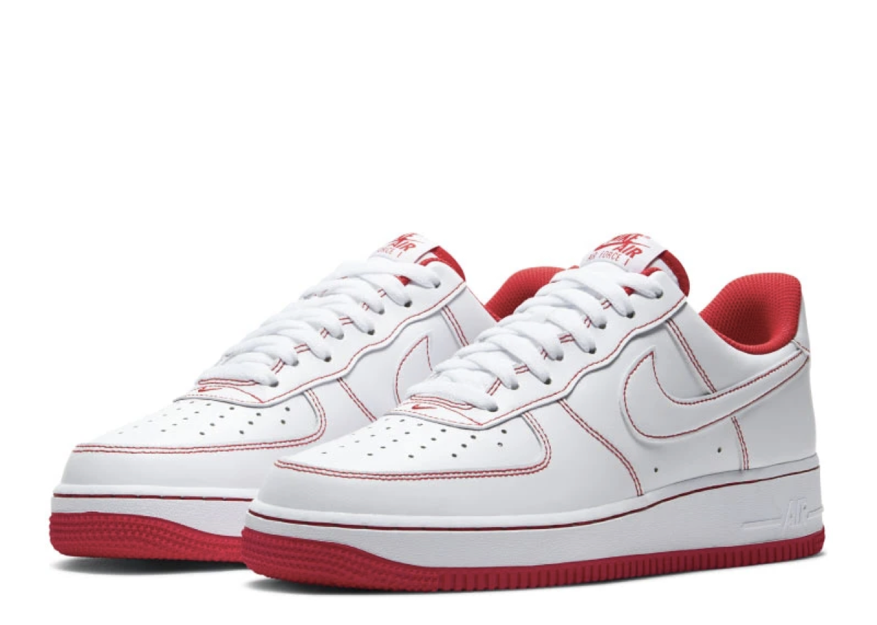 Nike Air Force 1 Low White University Red - photo 2
