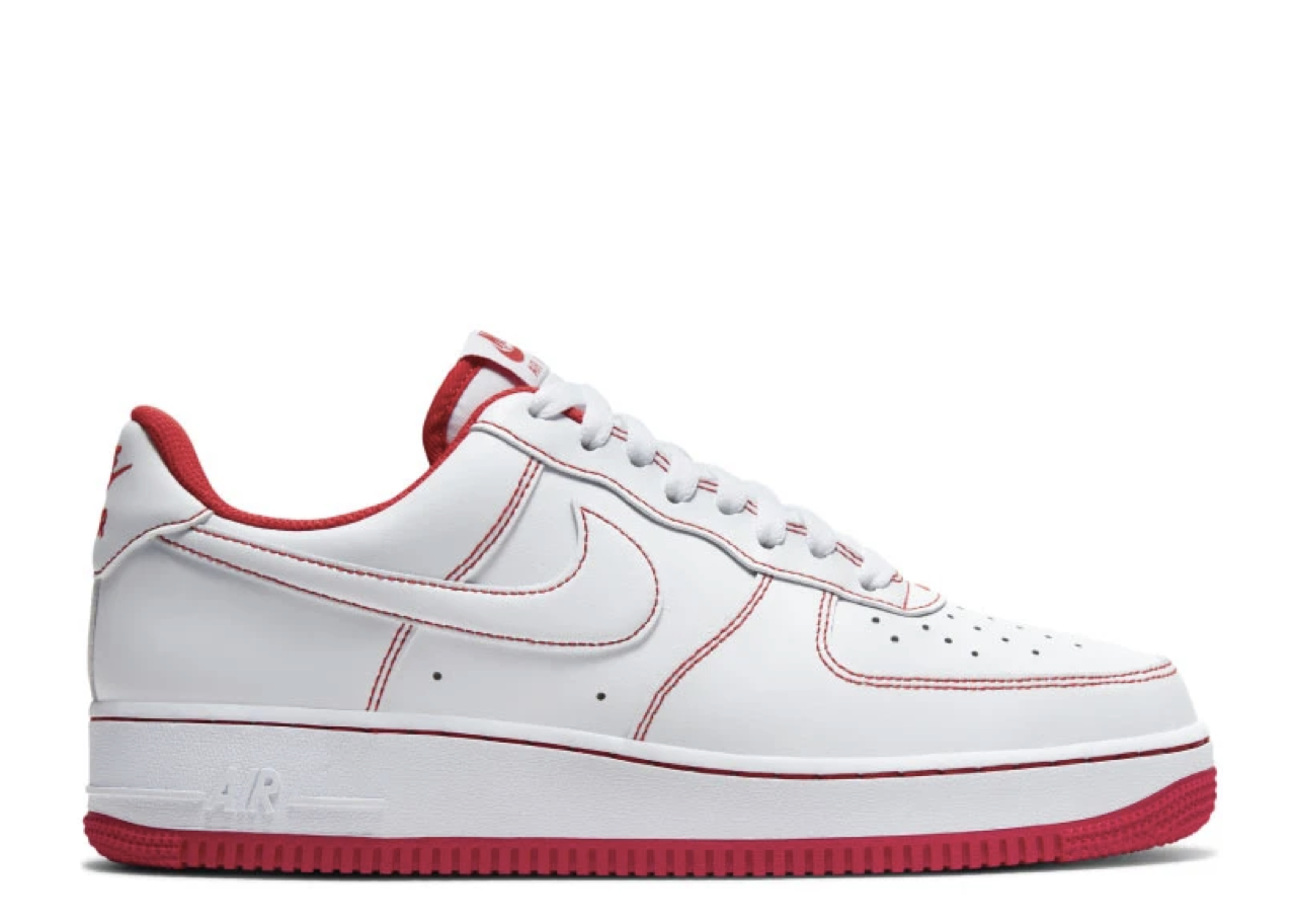 Nike Air Force 1 Low White University Red