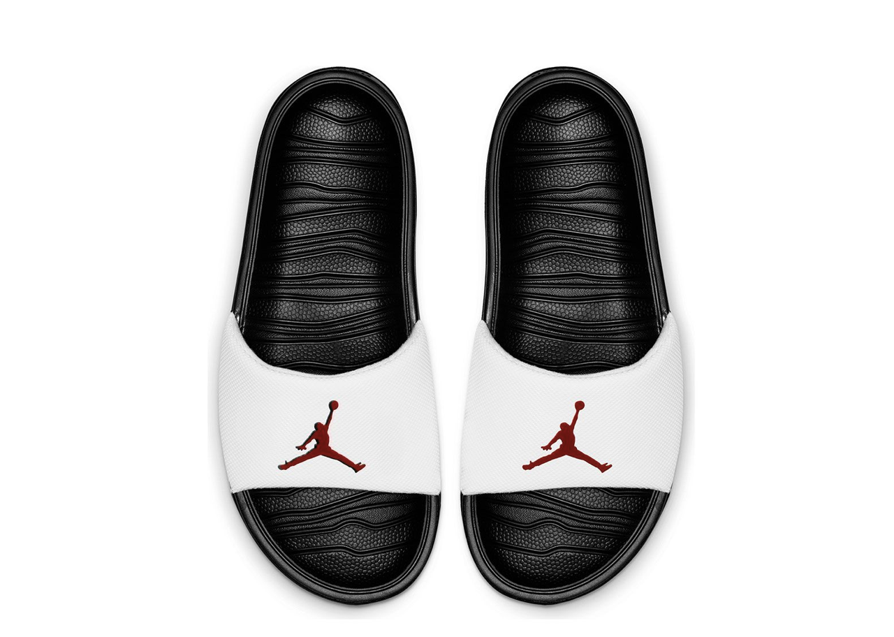Jordan Break Slide Black University Red - photo 2