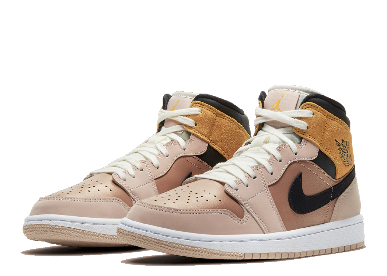 Air Jordan 1 Mid SE Particle Beige (Women's) - photo 2