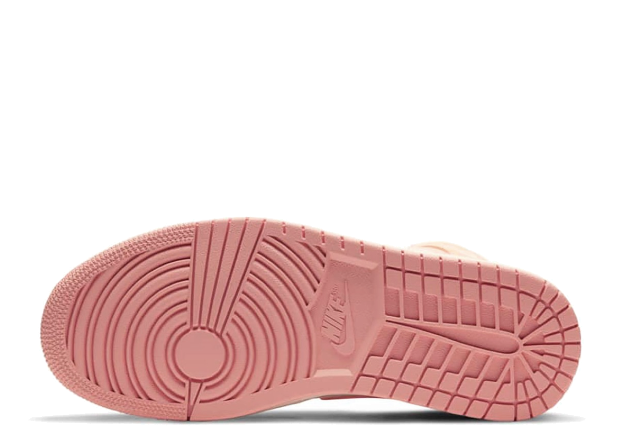 Air Jordan 1 Mid Apricot Orange (Women's) - photo 4
