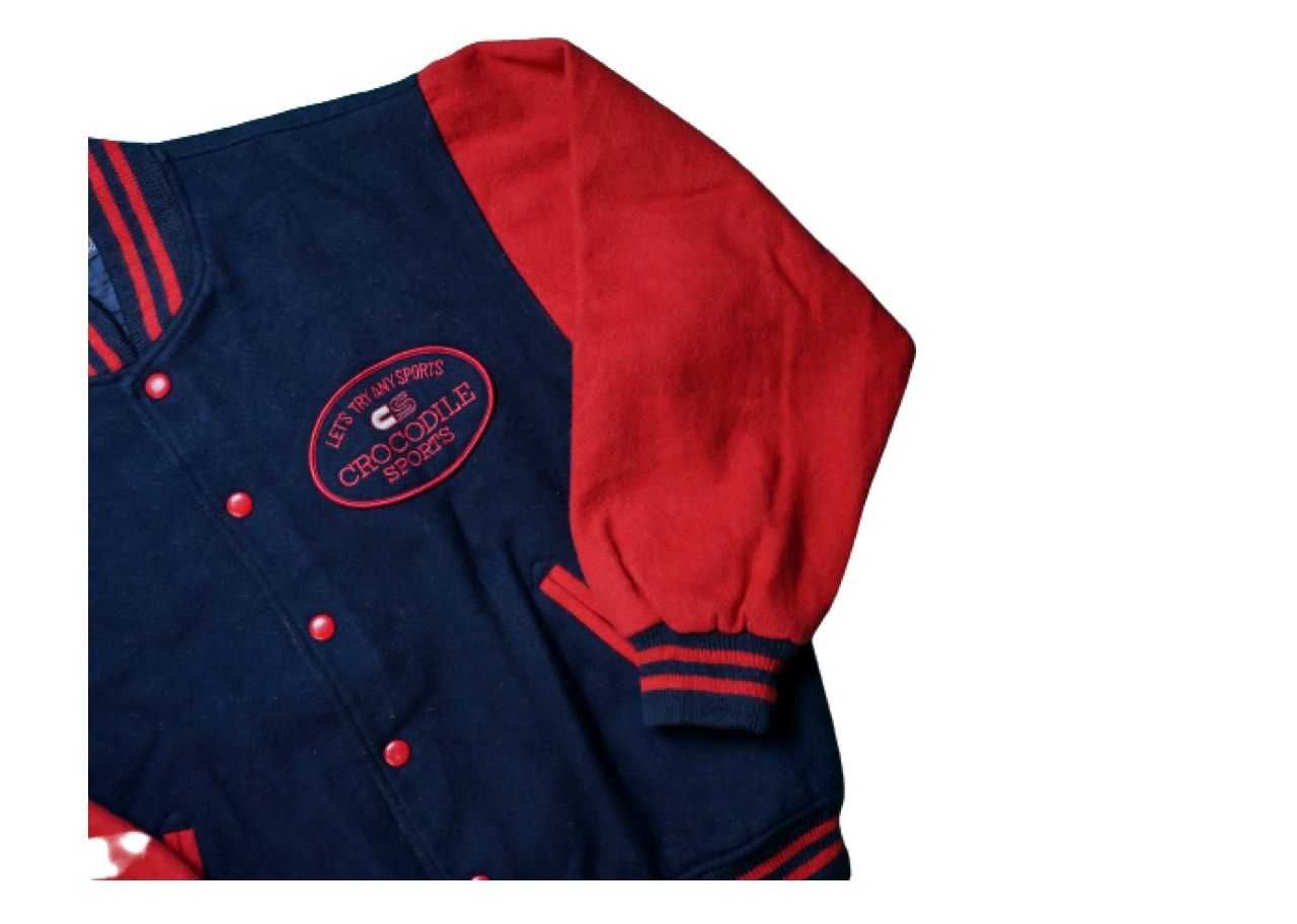 Varsity Jacket Crocodile - photo 2