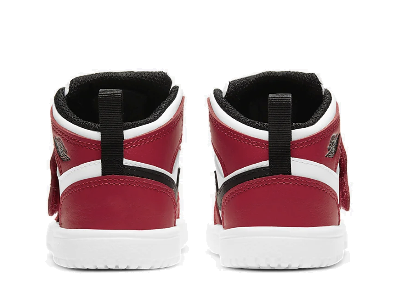 Sky Air Jordan 1 White Black University Red (Toddler) - photo 2