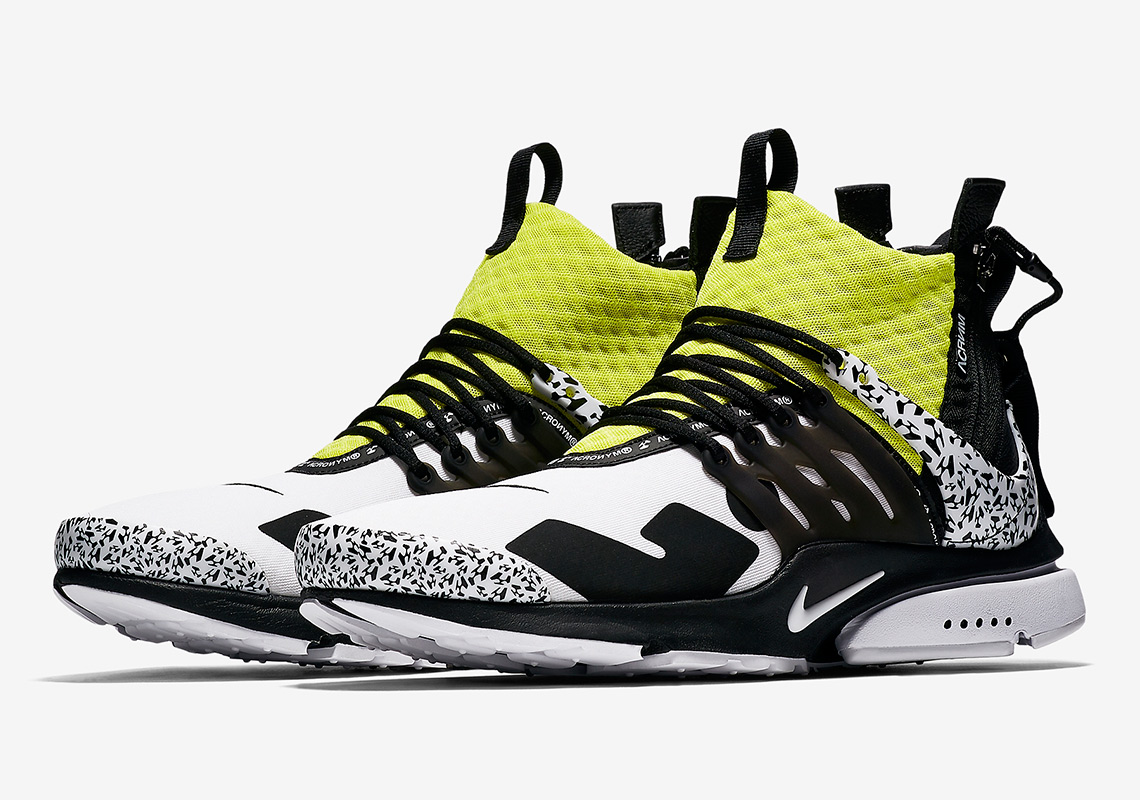 Nike Air Presto Mid Acronym Dynamic Yellow - photo 2
